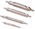 4 PIECE HIGH SPEED STEEL CENTER DRILL SET #1-#4 (5000-0019)
