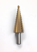 3/16-7/8" TiN COATED HIGH SPEED STEEL STEP DRILL WITH 12 STEPS (5000-0875)
