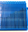 20 PIECE #61-80 HIGH SPEED STEEL WIRE GAGE DRILL SET (5001-1020)