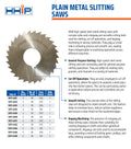 4 X 3/32 X 1" HIGH SPEED STEEL PLAIN SLITTING SAW (5071-4406)