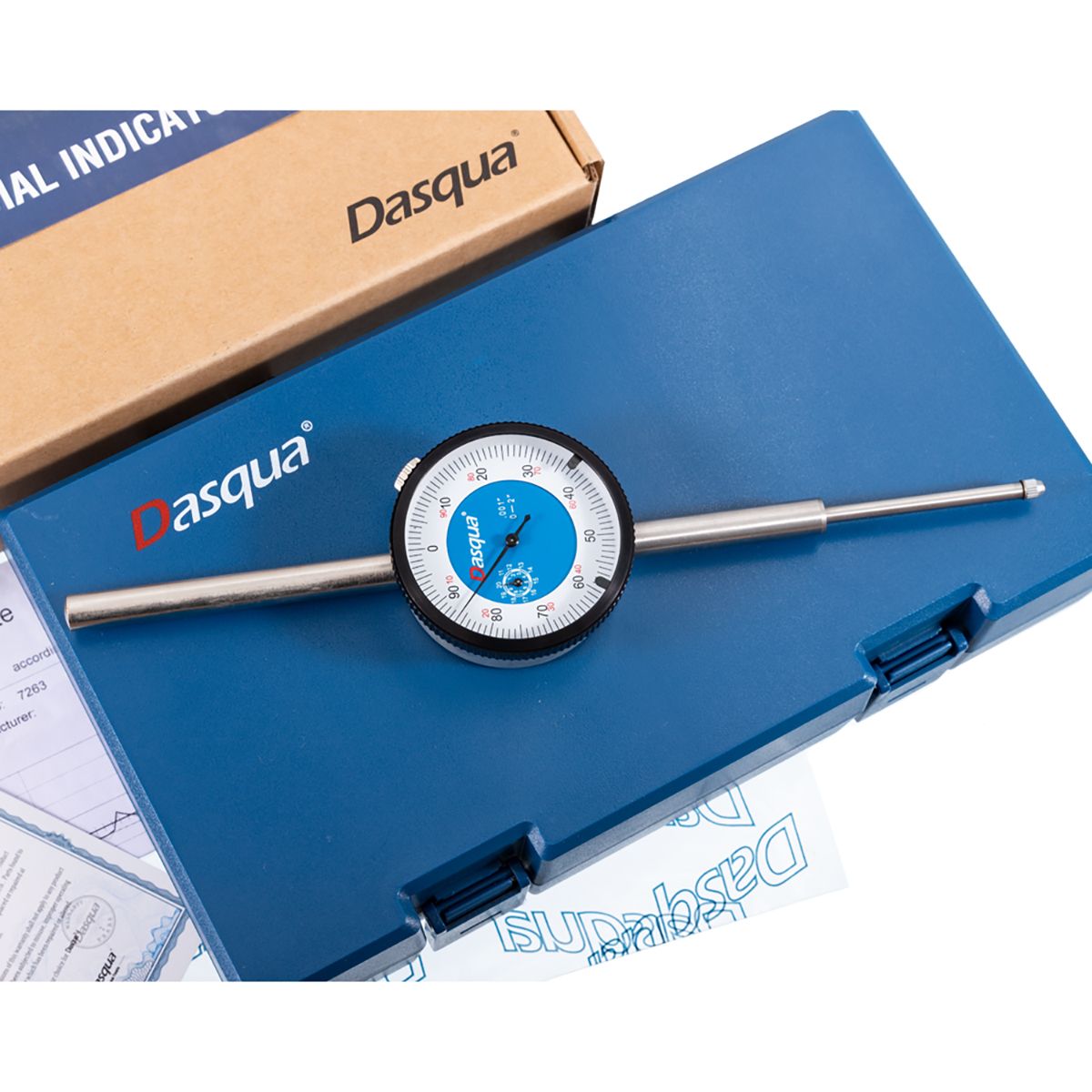 DASQUA 0-2" LUG BACK LARGE MEASURING RANGE DIAL INDICATOR (5122-4214)