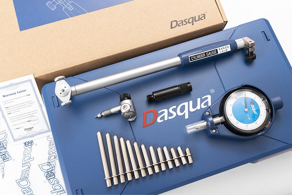 DASQUA 1.4-6" 0.0005" COMBINED RANGE DIAL BORE GAGE SET (5510-0000)