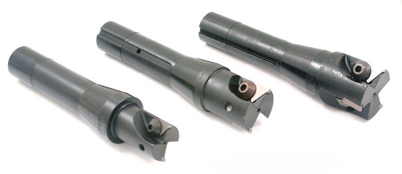 3 PIECE 1, 1-1/4 & 1-1/2" R8 INDEXABLE END MILL SET (5820-0001)