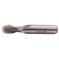 1/8 X 3/8" 2 FLUTE M42 COBALT SINGLE END BALL END MILL (5842-0125)