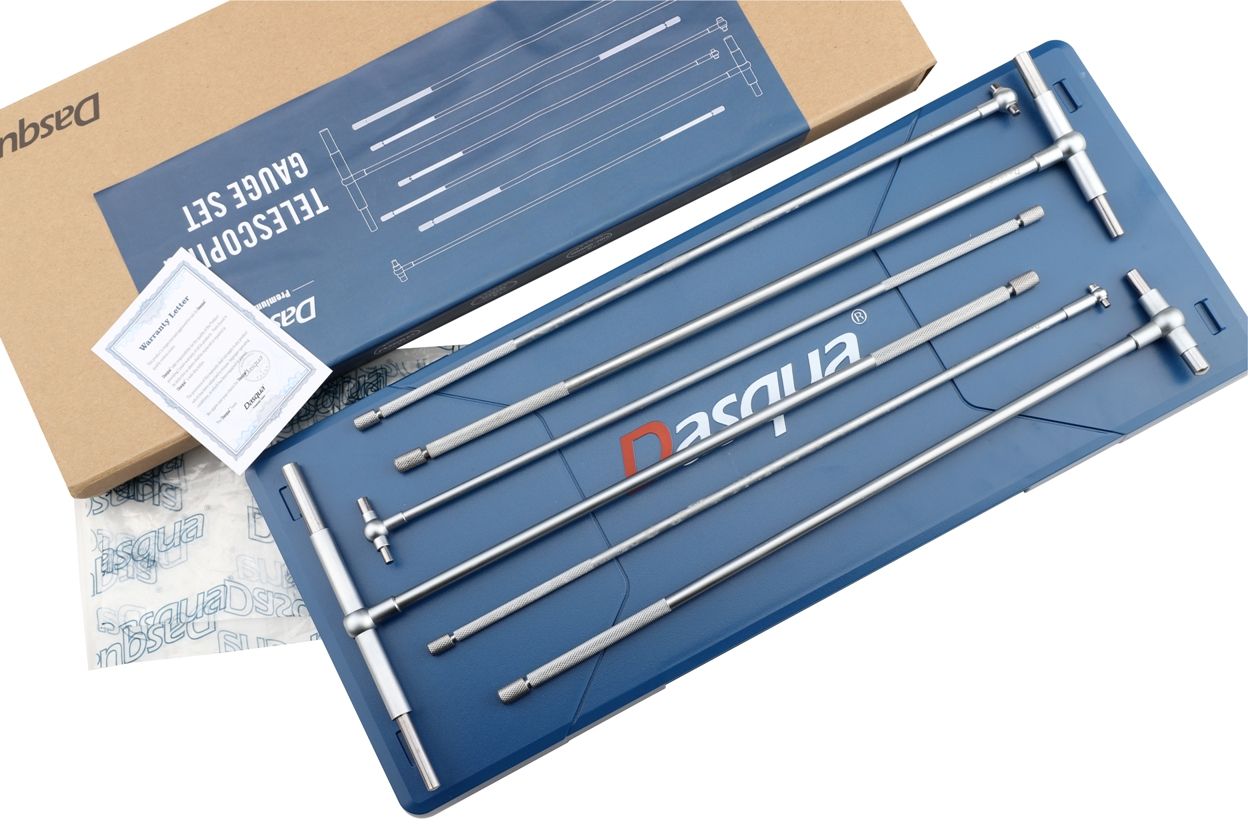 DASQUA 6 PIECE 12" LONG 5/16 TO 6" TELESCOPING GAGE SET (5911-0001)