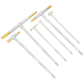 DASQUA 6 PIECE 12" LONG TiN COATED 5/16 TO 6" TELESCOPING GAGE SET (5911-0011)