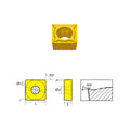 SCMT-32.51-HM COATED CARBIDE INSERT (6004-3031)