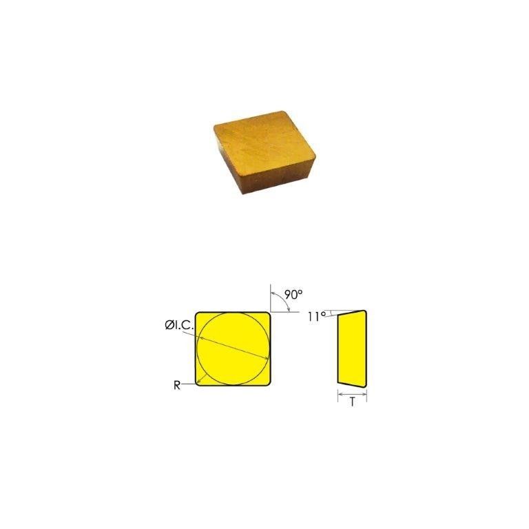 SPG-432 TiN COATED CARBIDE INSERT (6021-2432)