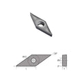 VCGX 21.51 LH CARBIDE INSERT FOR ALUMINUM (6058-0111)