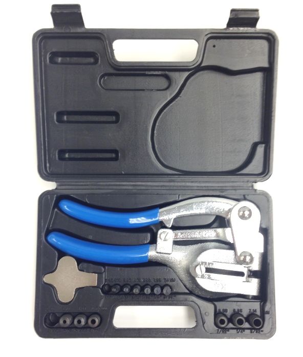 17 PIECE METAL POWER PUNCH KIT WITH PUNCHES & DIES (7070-0016)