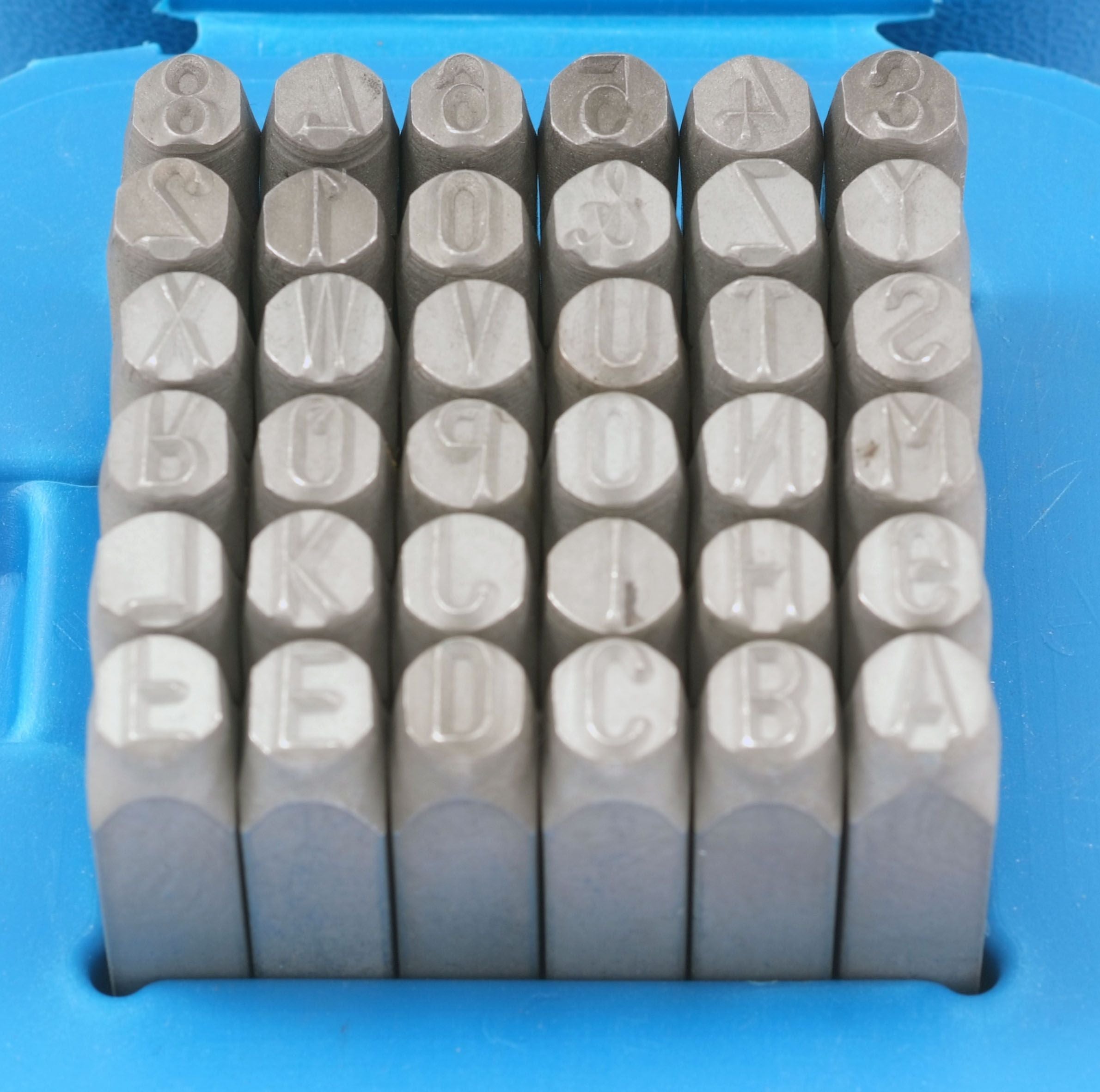 PRO-SERIES 3/16 NUMBER & LETTER STAMP SET 0-9 AND A-Z (8016-0013)