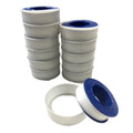 12 PIECE PACK OF 1/2" X 520" PTFE, PIPE, THREAD TAPE (8070-0003)