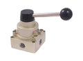 4-WAY HAND OPERATED ROTARY DISC TYPE VALVE WITH 3/8 NPT INLET (8401-0255)