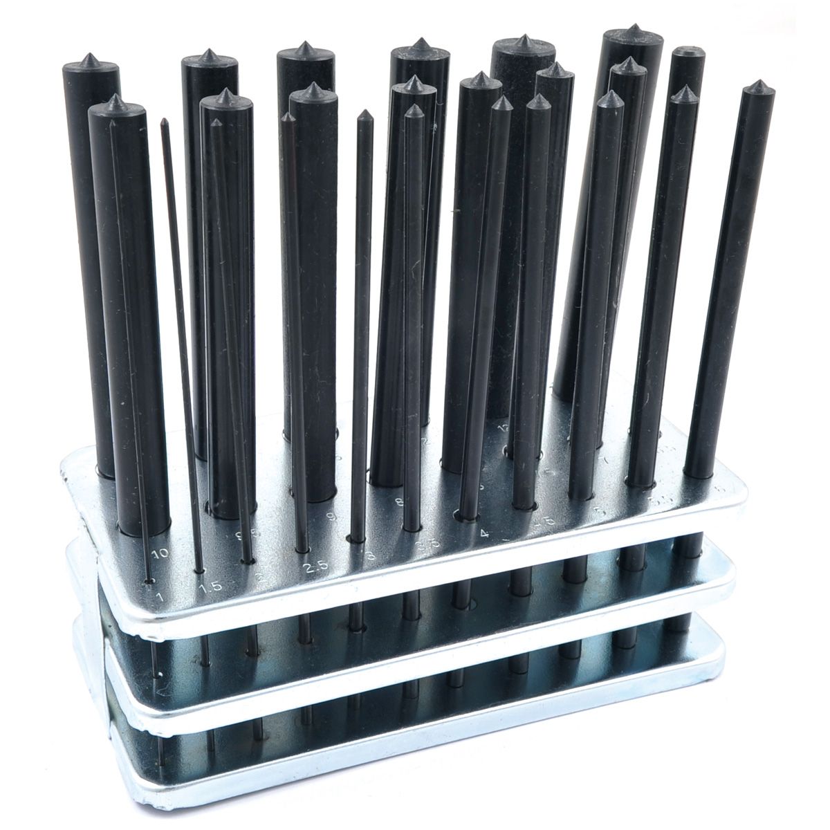 25 PIECE 1-13MM METRIC TRANSFER PUNCH SET (8600-0043)