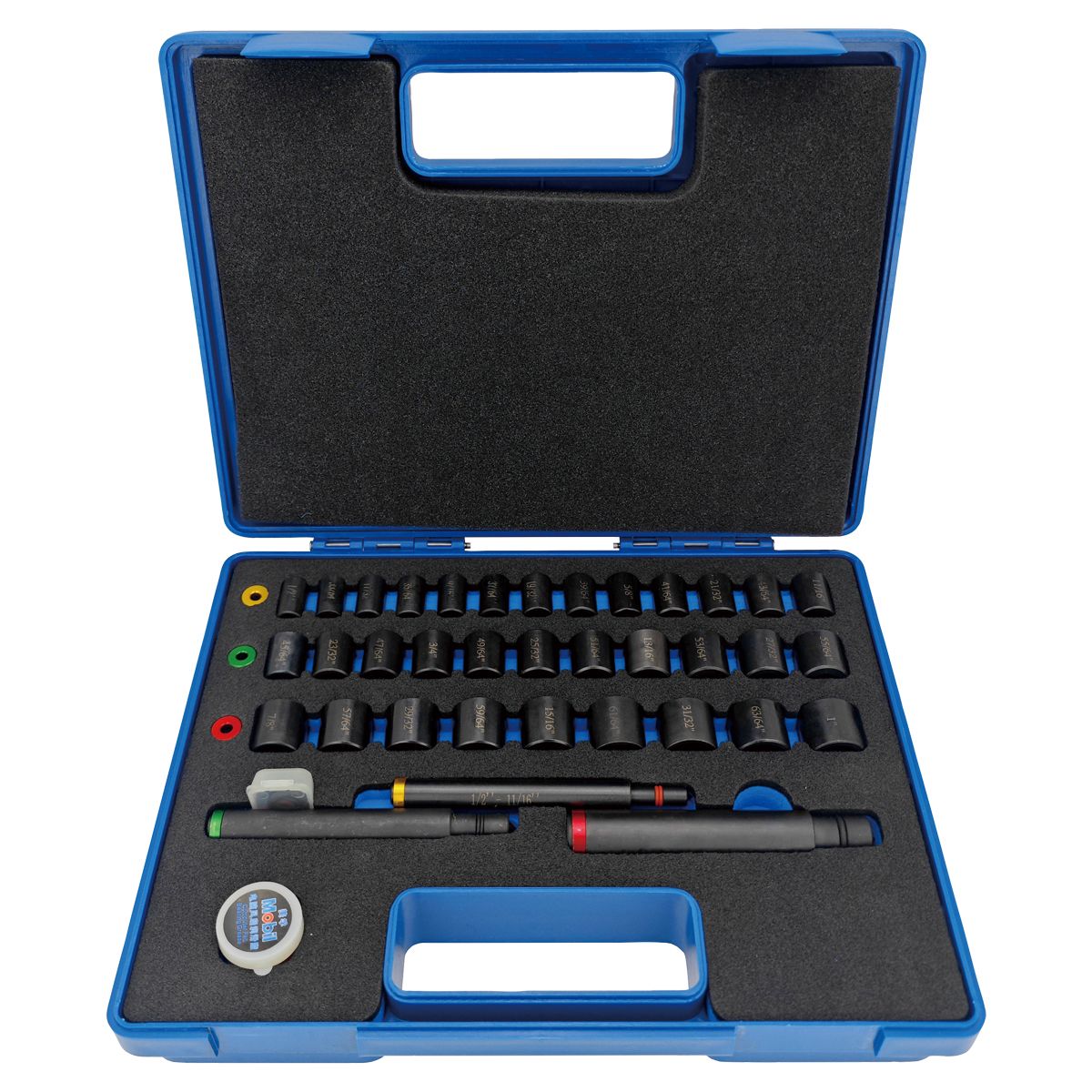 HHIP 36 PIECE 1/2-1" X 64THS DELUXE TRANSFER PUNCH SET (8600-0060)