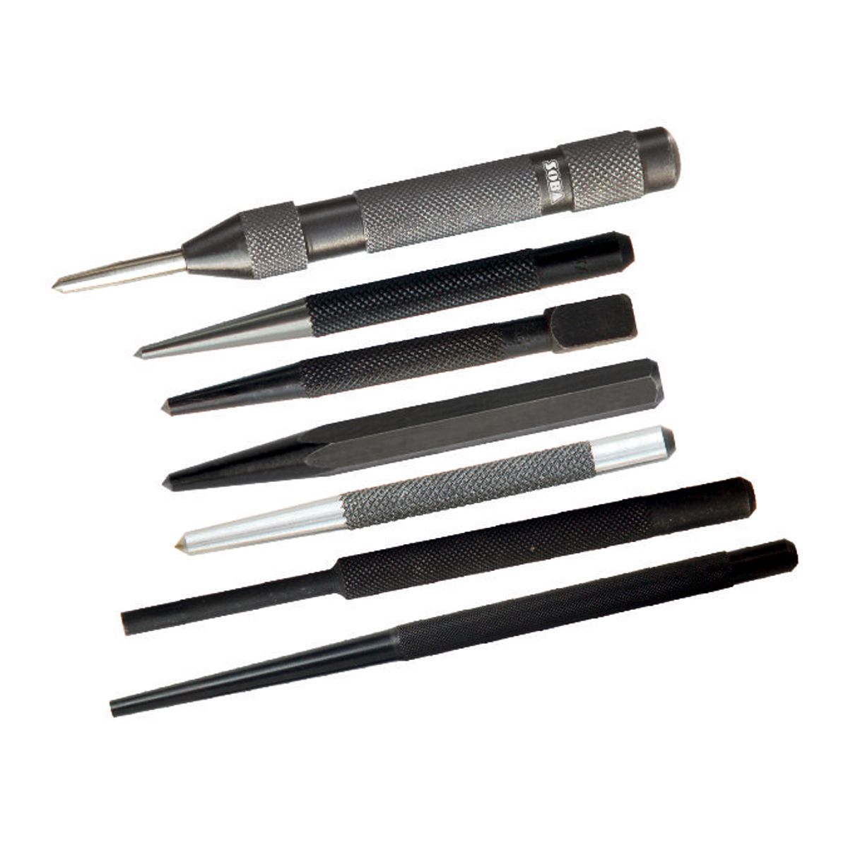 HHIP 7 PIECE COMBINATION DRIVE PIN PUNCH SET (8606-4100)
