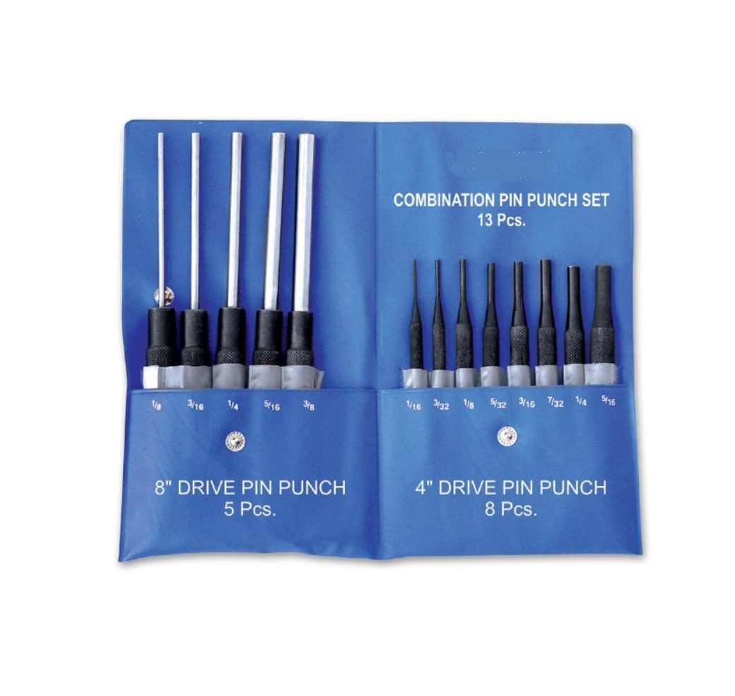 13 PIECE COMBO DRIVE PIN PUNCH SET (8606-4113)