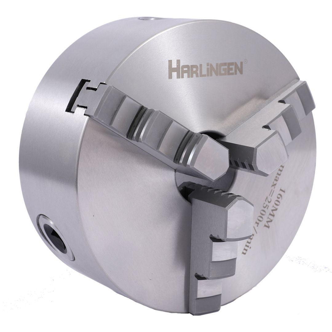 HARLINGEN 5" 3-JAW LATHE CHUCK PLAIN BACK (9712-1107)