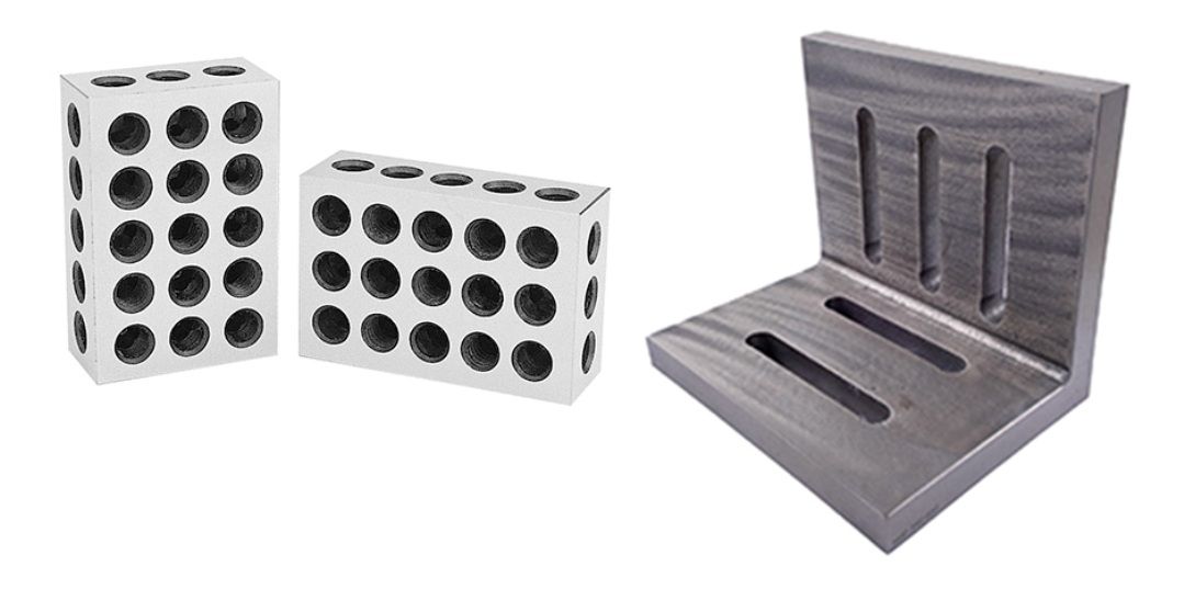 HHIP 8 X 6 X 5" SLOTTED ANGLE PLATE & 1-2-3 PRECISION BLOCK SET (9999-0004)