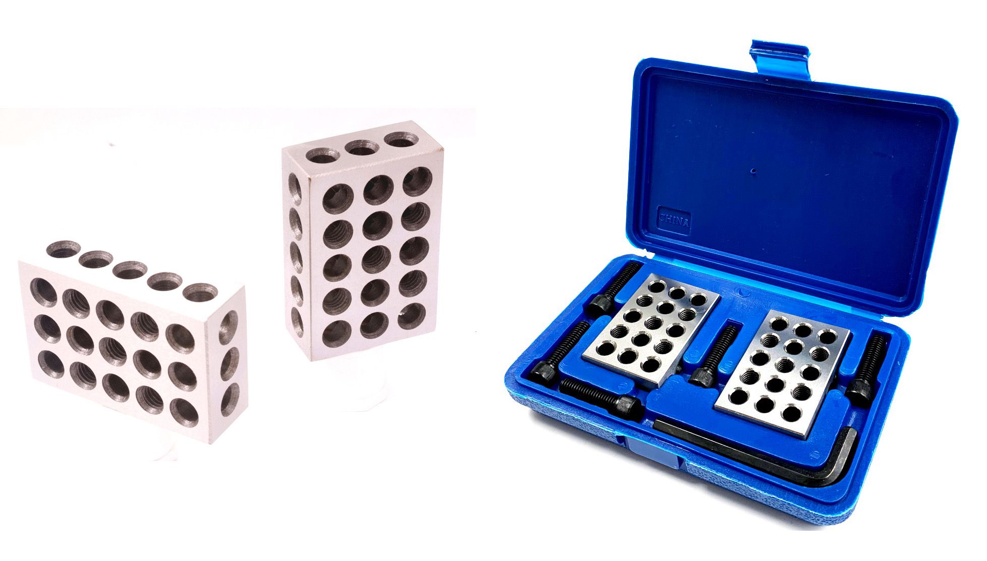 4 PIECE 1-2-3 PRECISION BLOCK SET & MATCHED PAIR OF 1-2-3 BLOCKS (9999-0030)