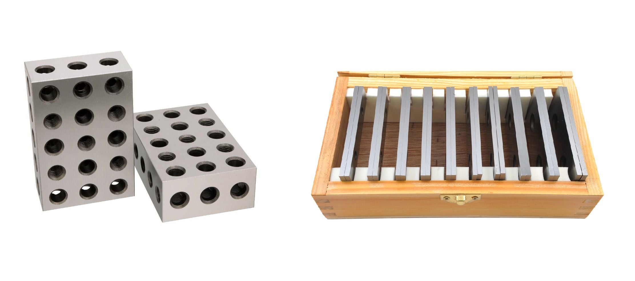 1/8 X 5" 10 PAIR PRECISION PARALLEL SET & MATCHED PAIR OF 1-2-3 BLOCKS (9999-0033)