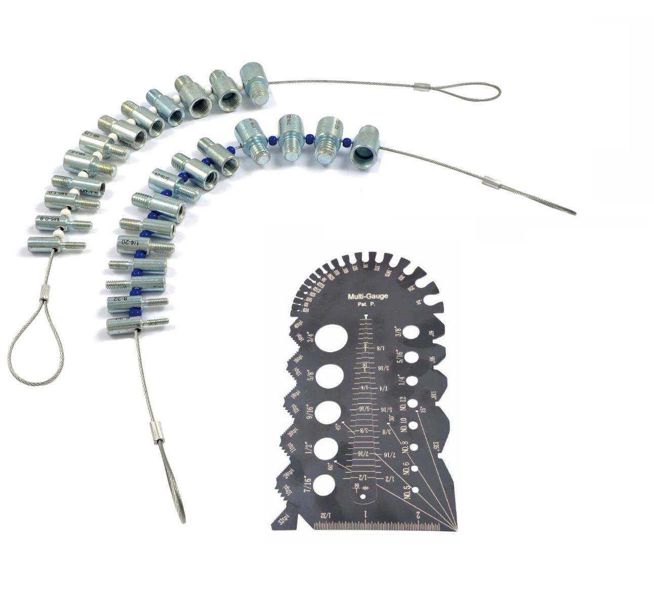 INCH/METRIC THREAD DETECTIVE & 7-IN-1 MULTI GAGE (9999-0039)